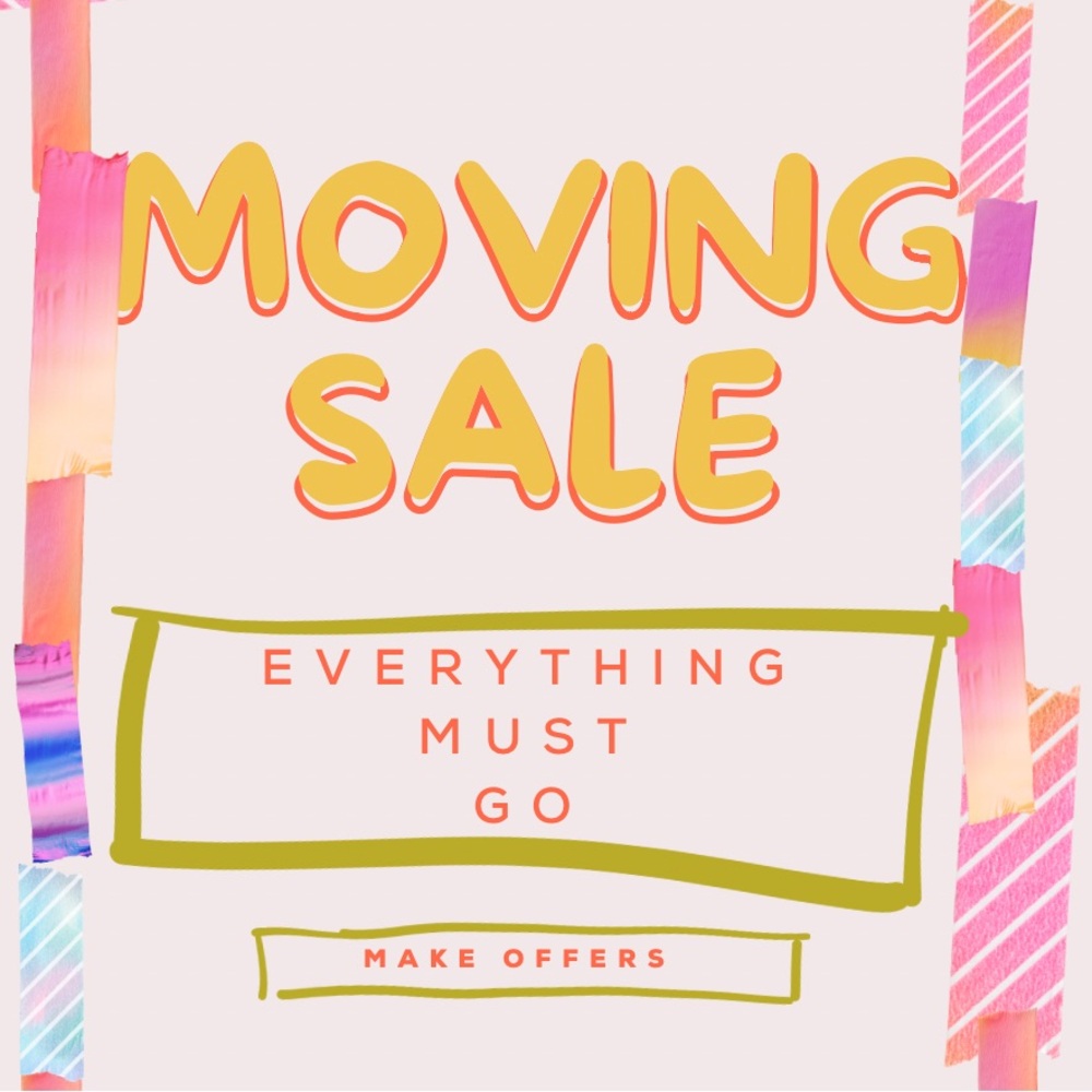 🛍️MOVING SALE🛍️ clearing out my closet!!